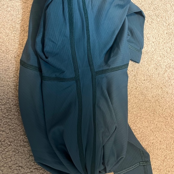 Lululemon Align Ribbed High-Rise Crop 23" Green Jasper, size 6 - Picture 12 of 13